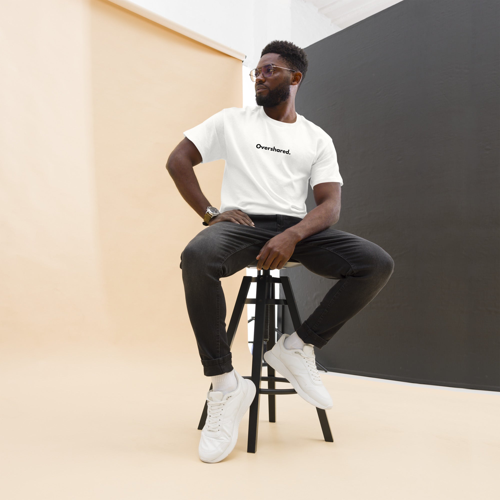Men's T-Shirt "I don't like her like that. I just know exactly when she's online"